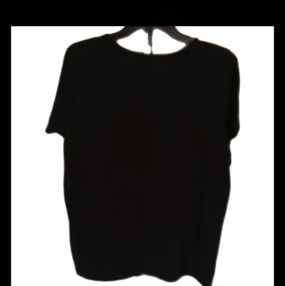 Torrid Slim Fit Black Instant Message Tshirt 0 - Picture 3 of 6